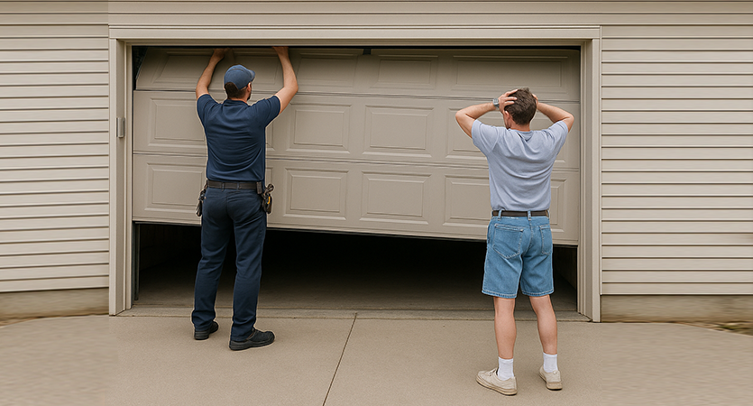 Same day garage door maintenance