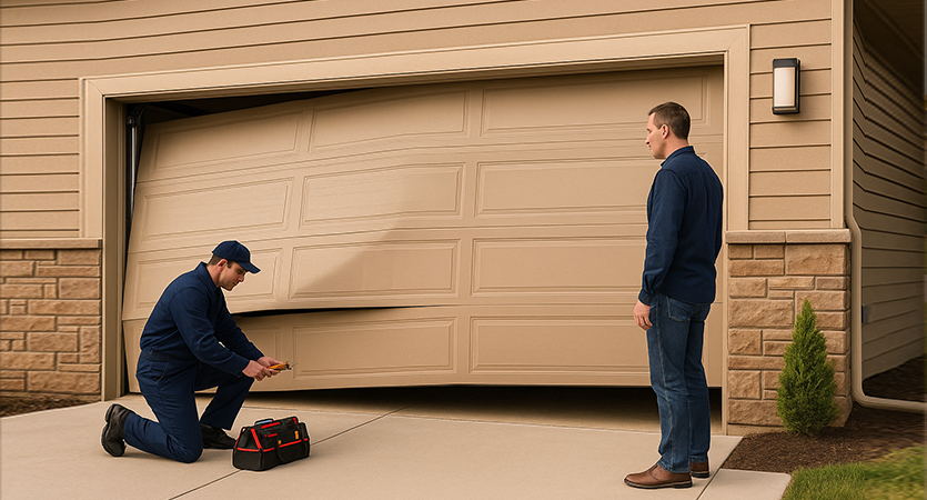 Same day garage door maintenance
