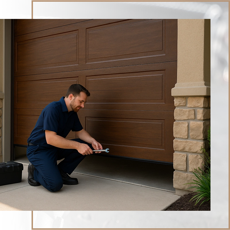 Home garage door maintenance