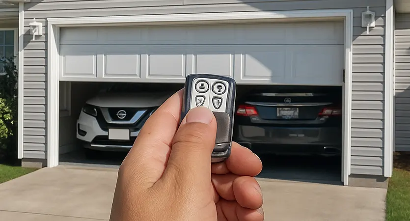 Same day garage door remote maintenance