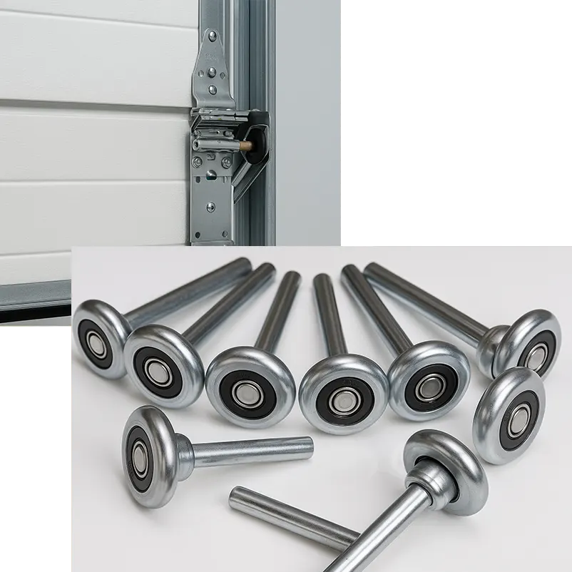 Commercial garage door rollers