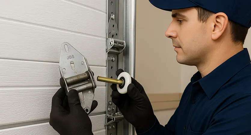 Same day garage door roller maintenance
